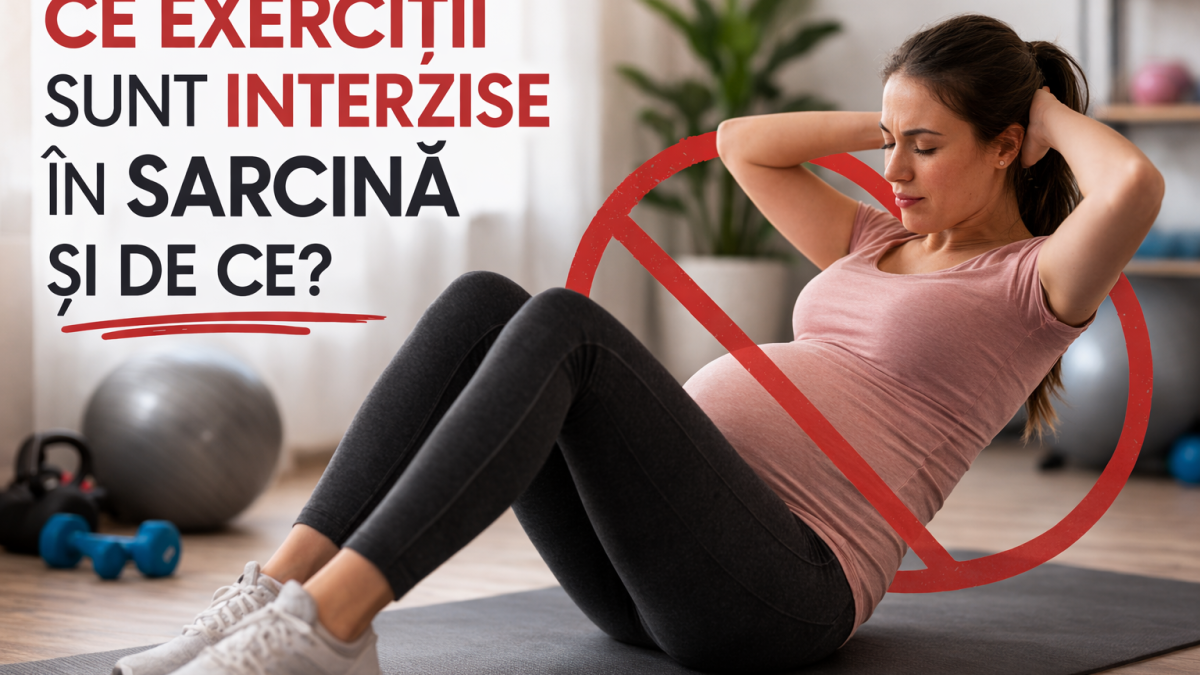 Exercitii interzise in sarcina